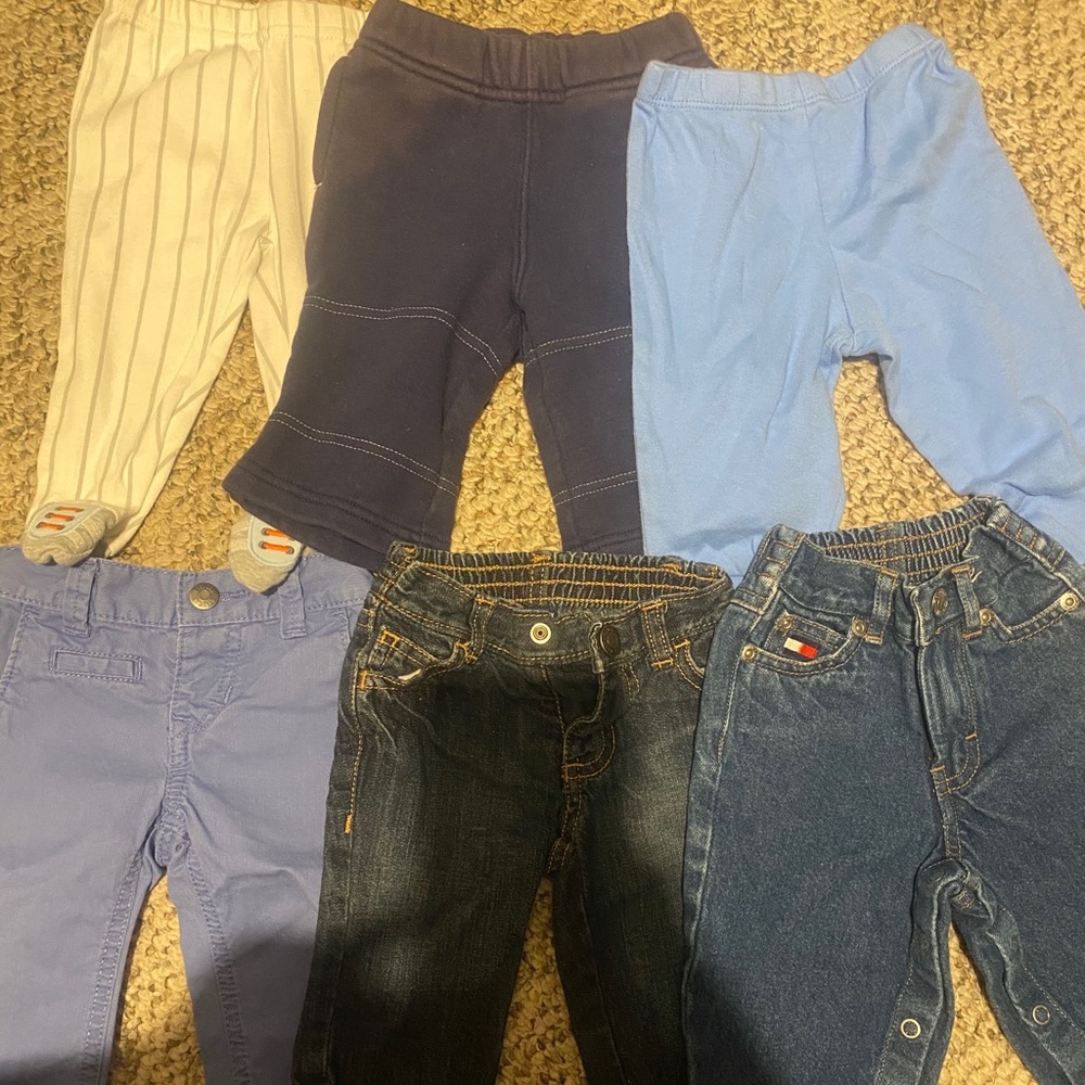 3-6 months jeans/sweatpants lot